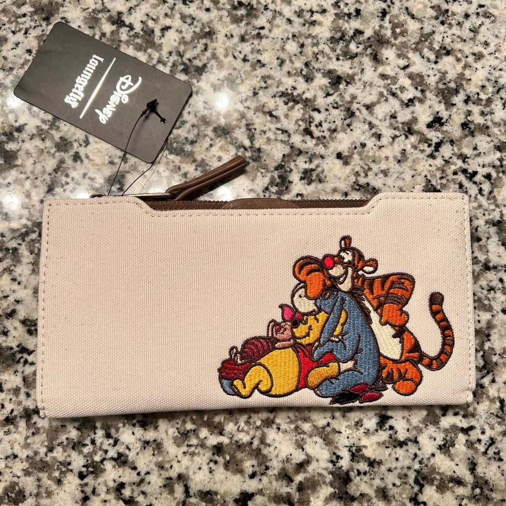 Loungefly Pooh and Friends Chenille Wallet
